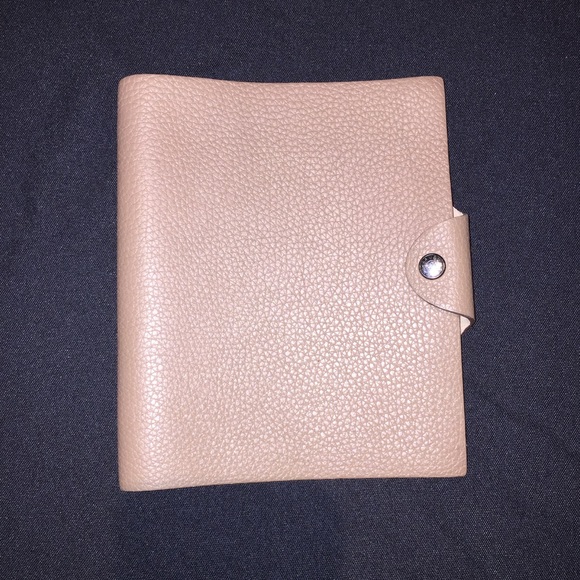 authentic HERMÈS taupe epsom Ulyssees NOTEBOOK COVER - Picture 7 of 7